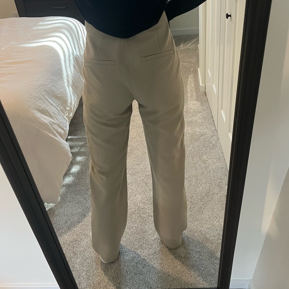 Abercrombie & Fitch Beige Tailored Pants - Picture 3 of 5